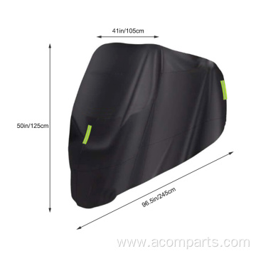 UV protective breathable lockable anti dust motorbike cover